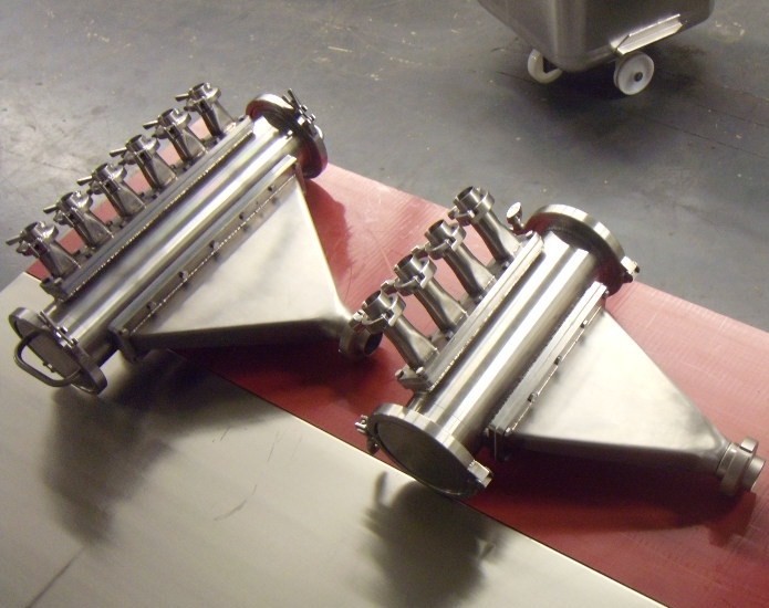 Automatic filling flow divider