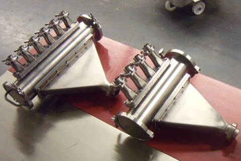 Automatic filling flow divider 